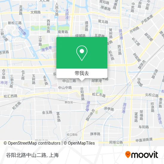 谷阳北路中山二路地图