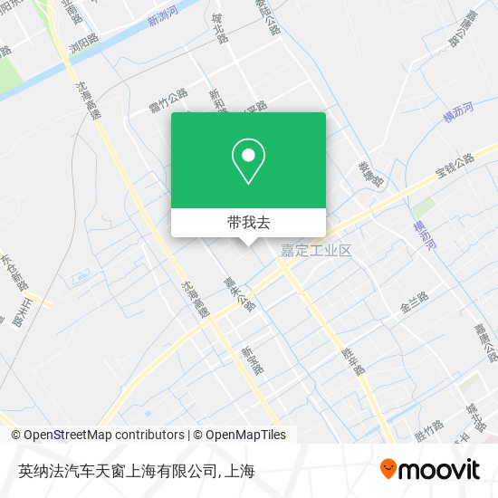 英纳法汽车天窗上海有限公司地图