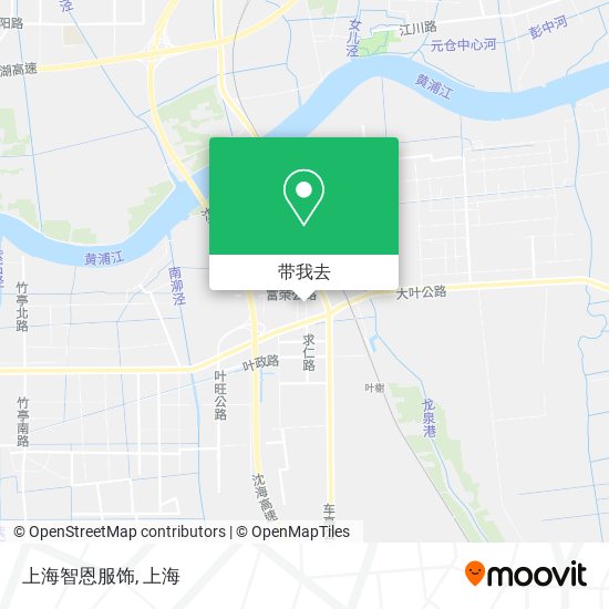 上海智恩服饰地图