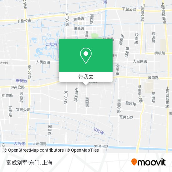 富成别墅-东门地图