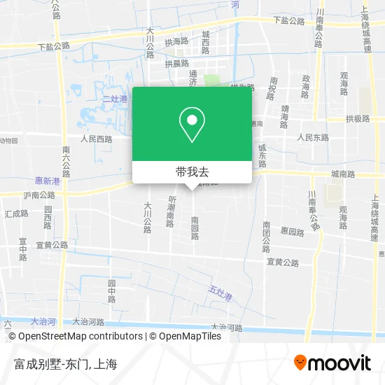 富成别墅-东门地图