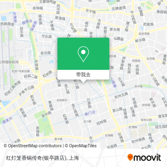 红灯笼香锅传奇(银亭路店)地图