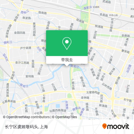 长宁区虞姬墩码头地图