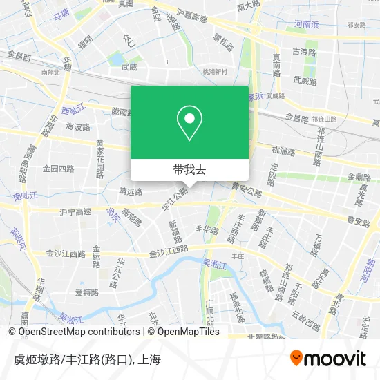 虞姬墩路/丰江路(路口)地图