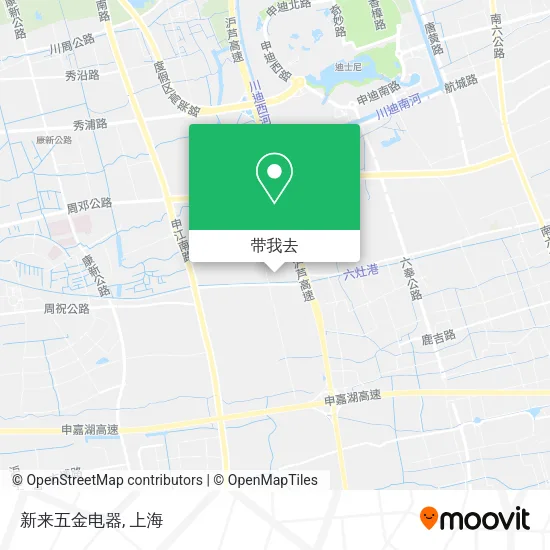 新来五金电器地图