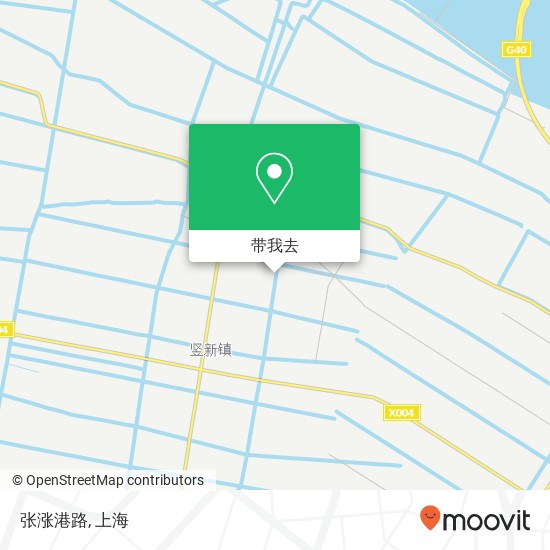 张涨港路地图