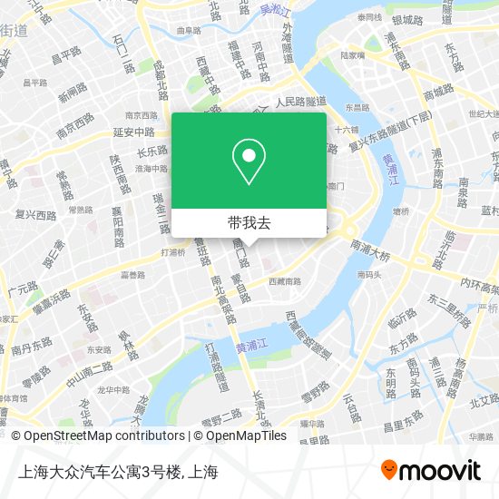 上海大众汽车公寓3号楼地图