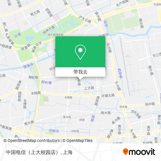 中国电信（上大校园店）地图