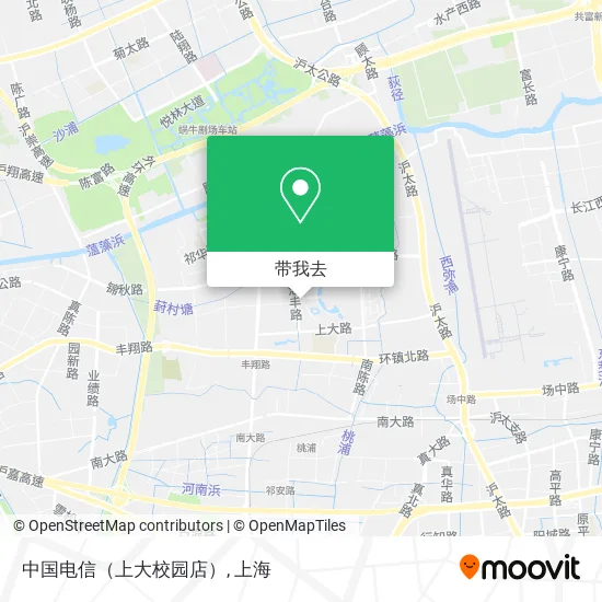 中国电信（上大校园店）地图