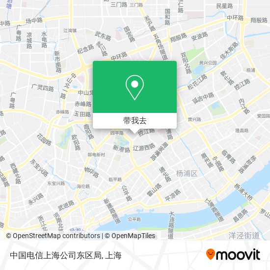 中国电信上海公司东区局地图