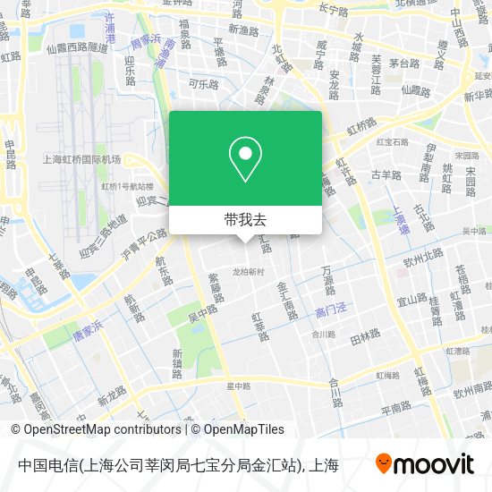 中国电信(上海公司莘闵局七宝分局金汇站)地图
