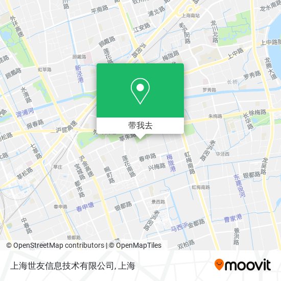 上海世友信息技术有限公司地图