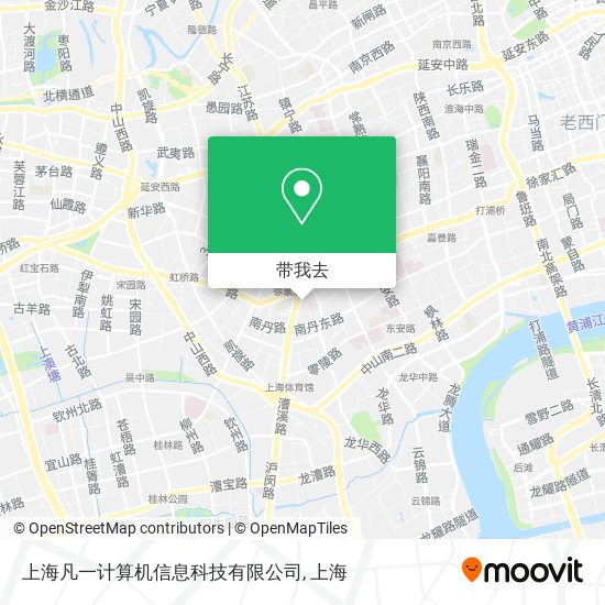 上海凡一计算机信息科技有限公司地图