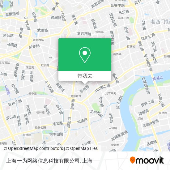 上海一为网络信息科技有限公司地图