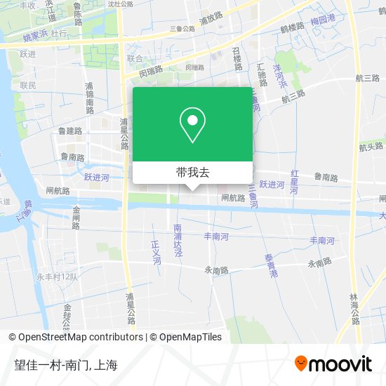 望佳一村-南门地图
