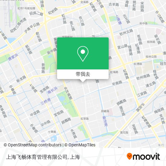 上海飞畅体育管理有限公司地图