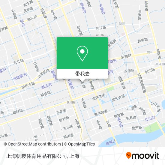 上海帆稷体育用品有限公司地图