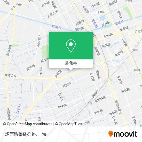 场西路莘砖公路地图