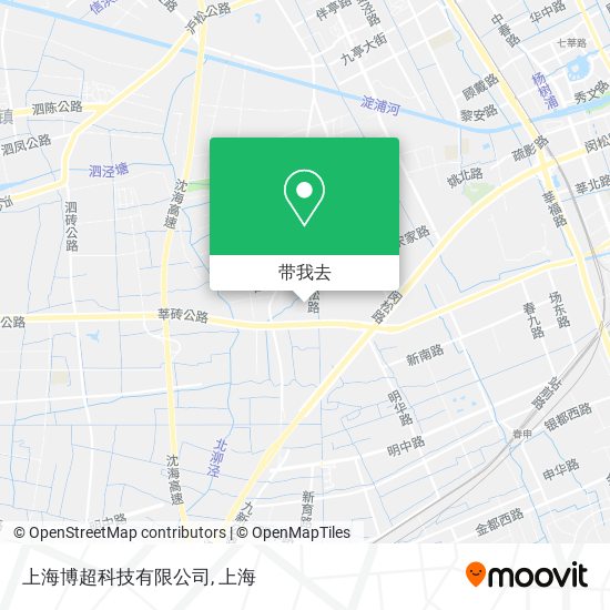 上海博超科技有限公司地图