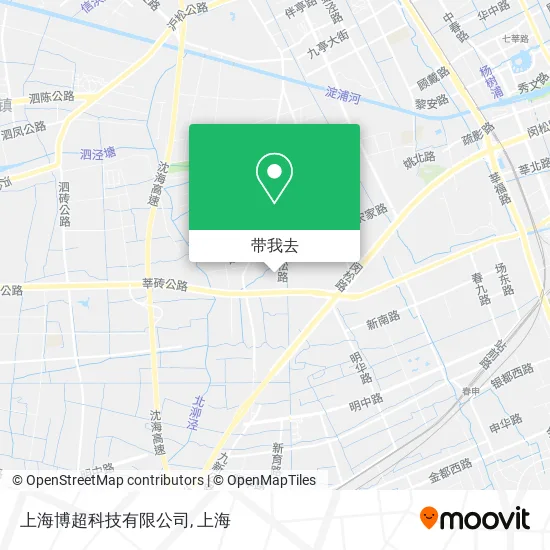 上海博超科技有限公司地图