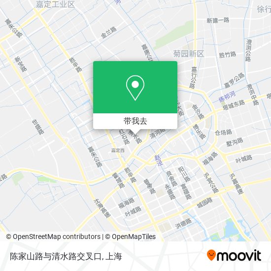 陈家山路与清水路交叉口地图