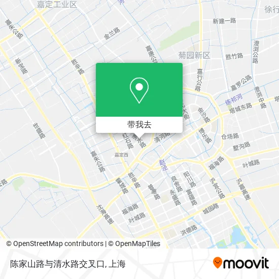 陈家山路与清水路交叉口地图