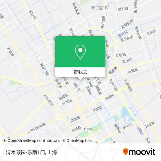 清水颐园-东南1门地图