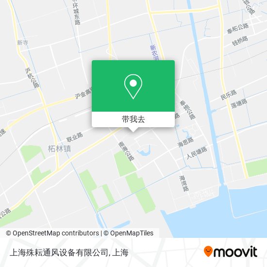 上海殊耘通风设备有限公司地图