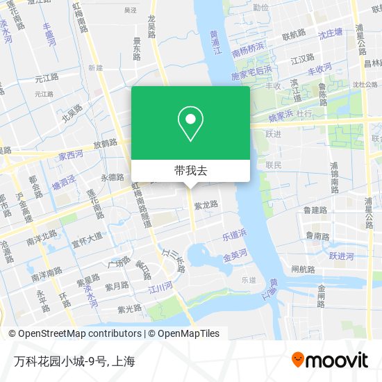 万科花园小城-9号地图