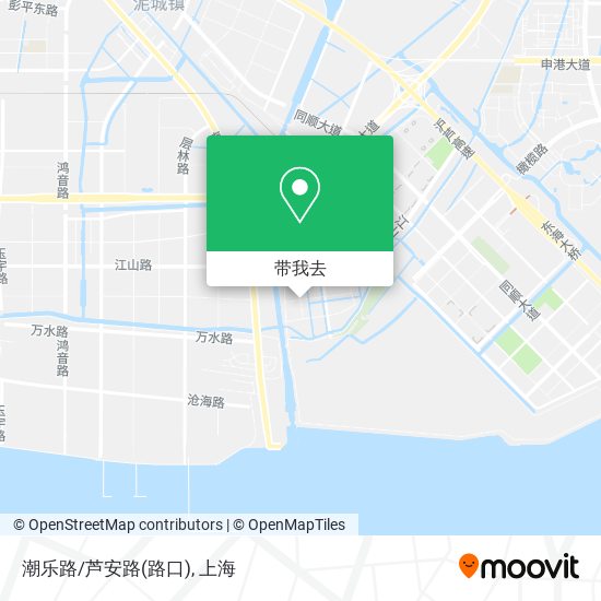 潮乐路/芦安路(路口)地图