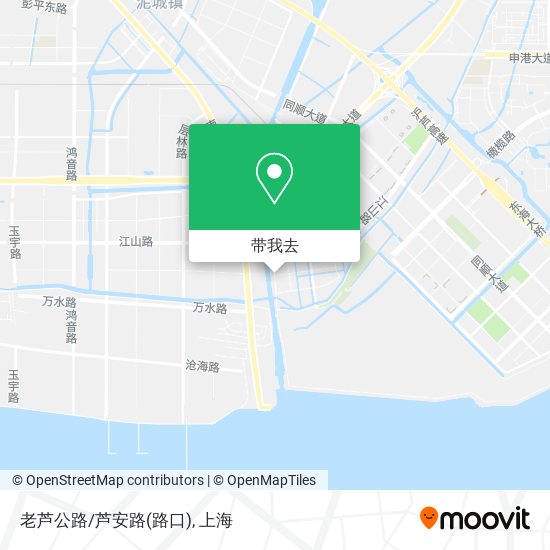 老芦公路/芦安路(路口)地图