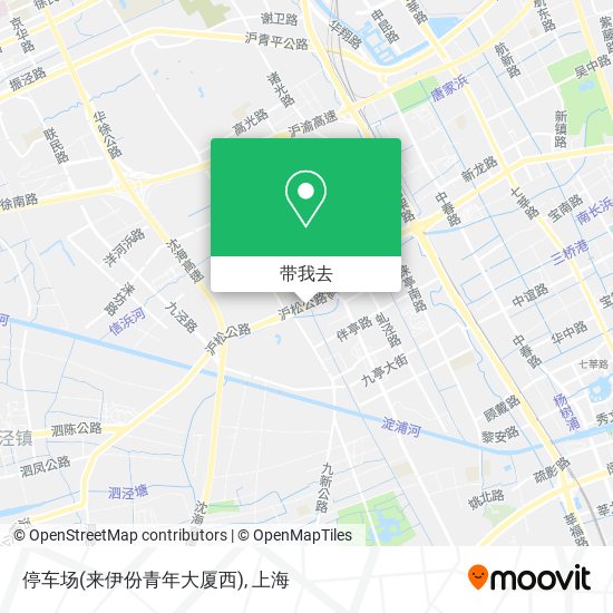 停车场(来伊份青年大厦西)地图