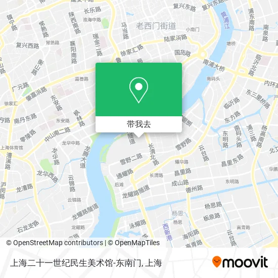 上海二十一世纪民生美术馆-东南门地图
