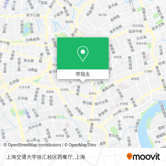 上海交通大学徐汇校区西餐厅地图