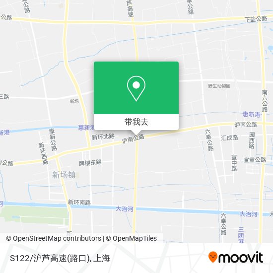 S122/沪芦高速(路口)地图