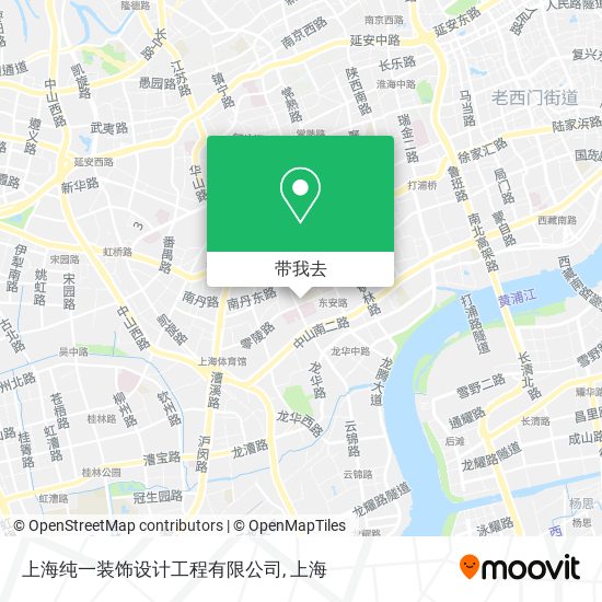 上海纯一装饰设计工程有限公司地图