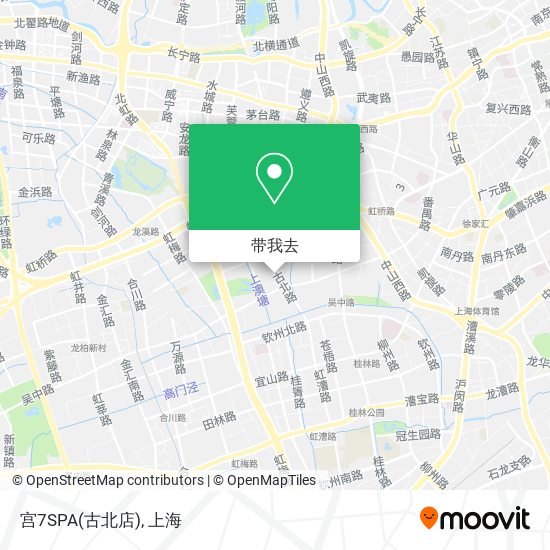 宫7SPA(古北店)地图