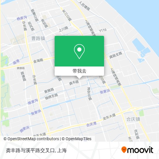 龚丰路与溪平路交叉口地图