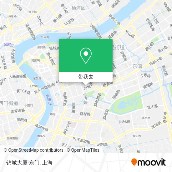 锦城大厦-东门地图