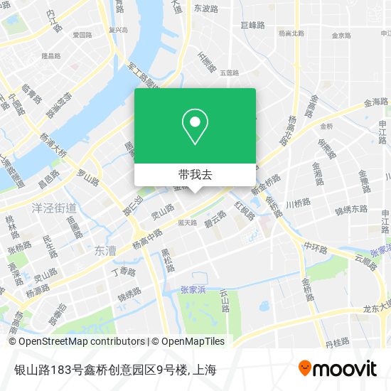 银山路183号鑫桥创意园区9号楼地图