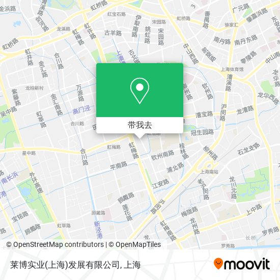 莱博实业(上海)发展有限公司地图