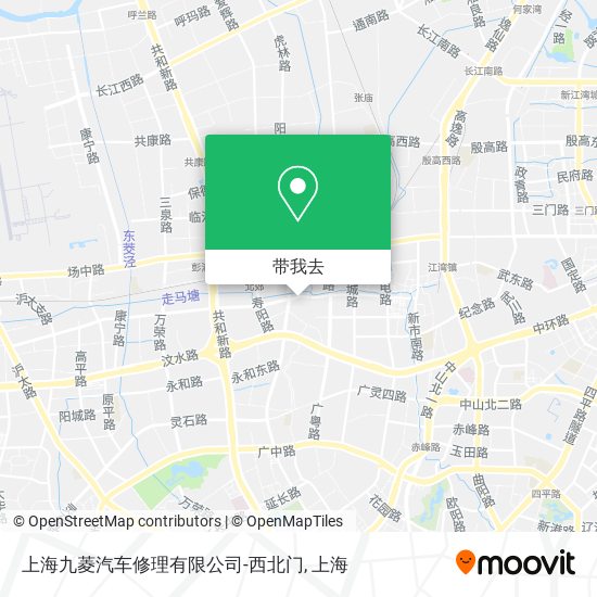 上海九菱汽车修理有限公司-西北门地图