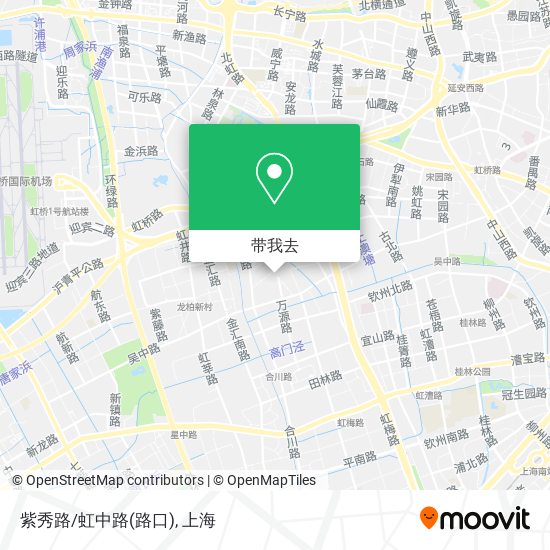 紫秀路/虹中路(路口)地图
