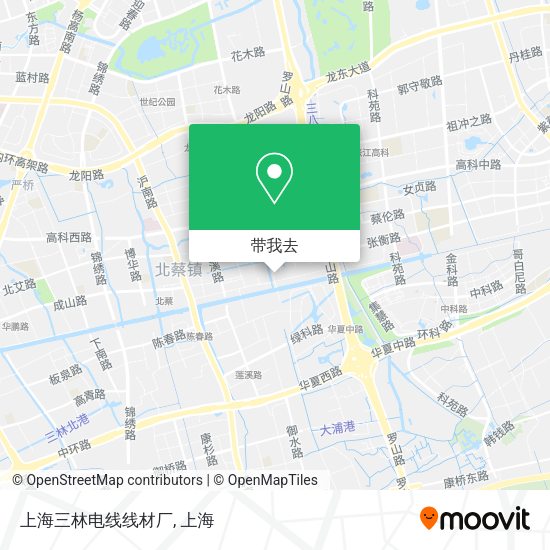 上海三林电线线材厂地图