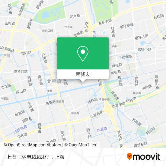 上海三林电线线材厂地图