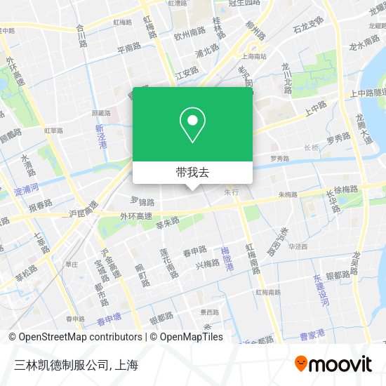 三林凯德制服公司地图