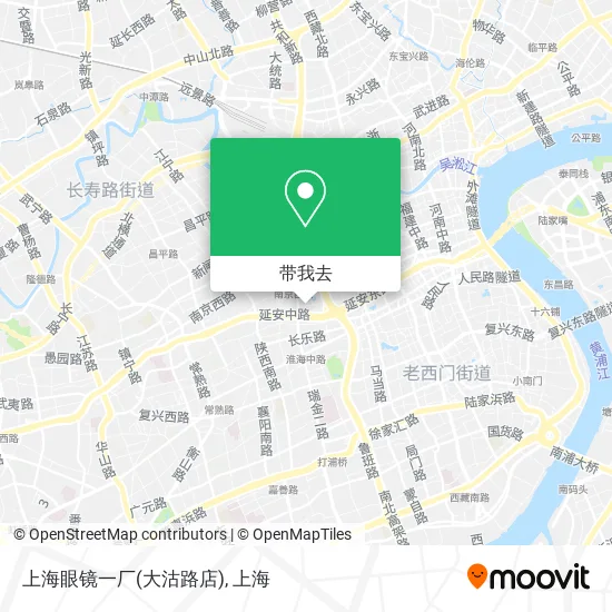 上海眼镜一厂(大沽路店)地图