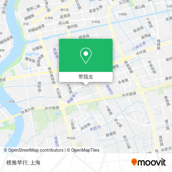 檀雅琴行地图