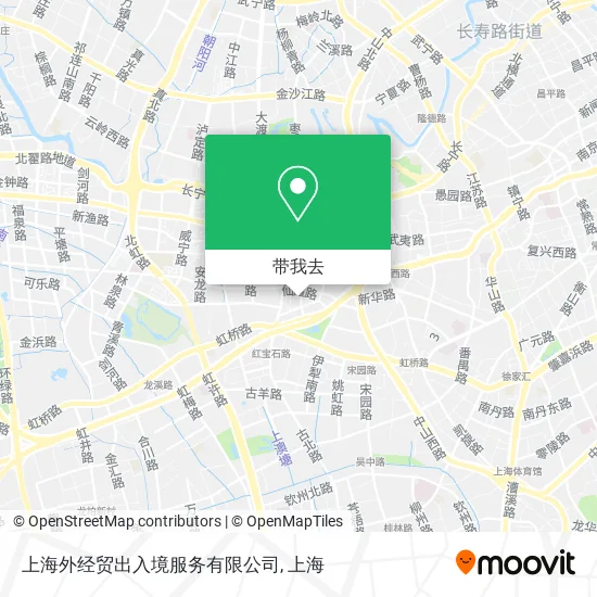 上海外经贸出入境服务有限公司地图