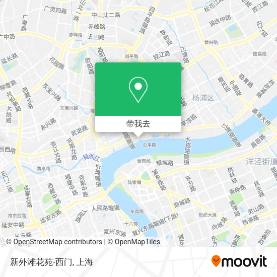 新外滩花苑-西门地图